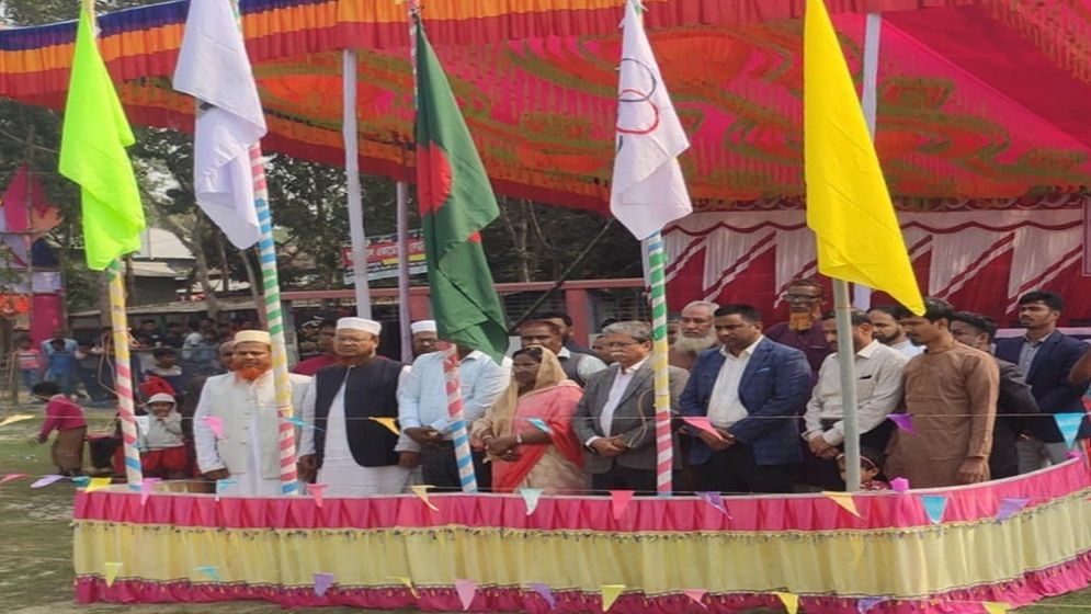 সালথায় বিভাগদী শহীদস্মৃতি মহাবিদ্যালয়ে বার্ষিক ক্রীড়া প্রতিযোগিতা